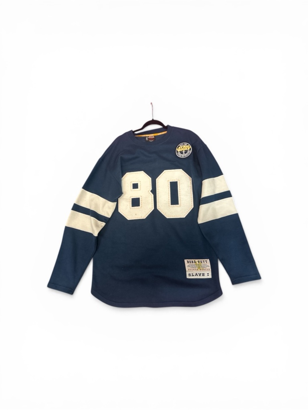 Star Wars Navy Blue and White Football Jersey - Number 80 vintage collectible - Picture 3 of 6